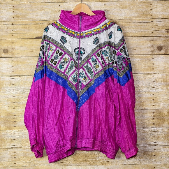 Resort Bay Jackets & Blazers - Vintage Vibrant Windbreaker